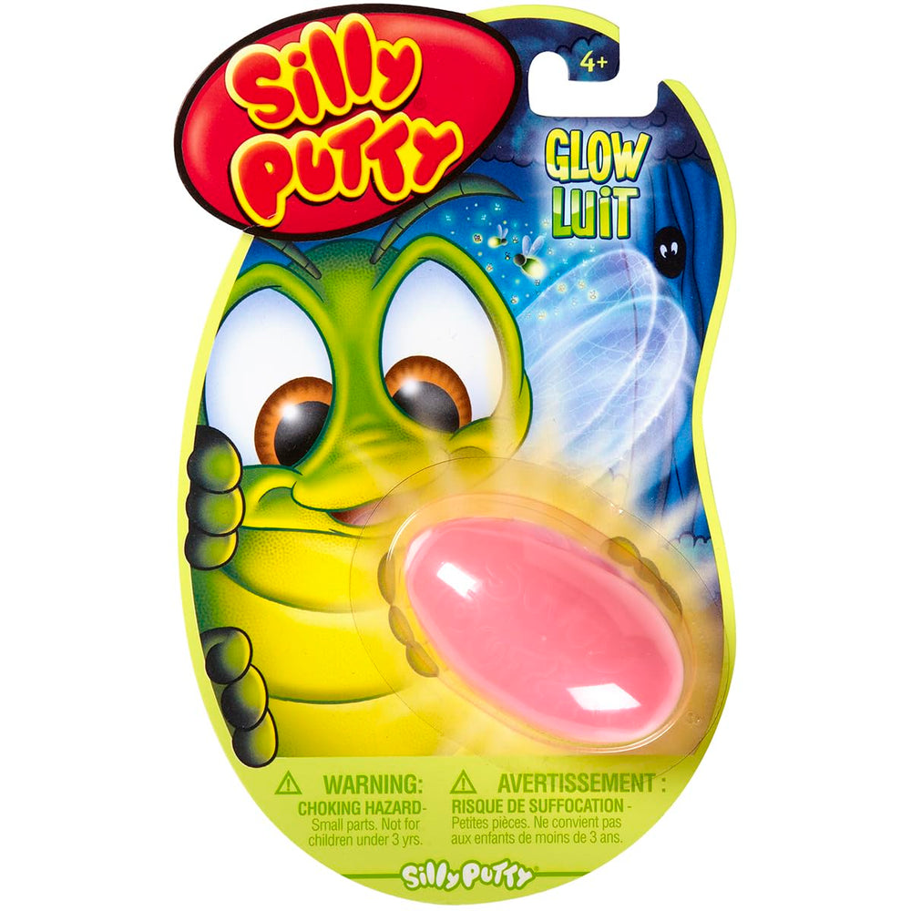 Crayola Silly Putty glow in the dark egg for creative play and glow effects