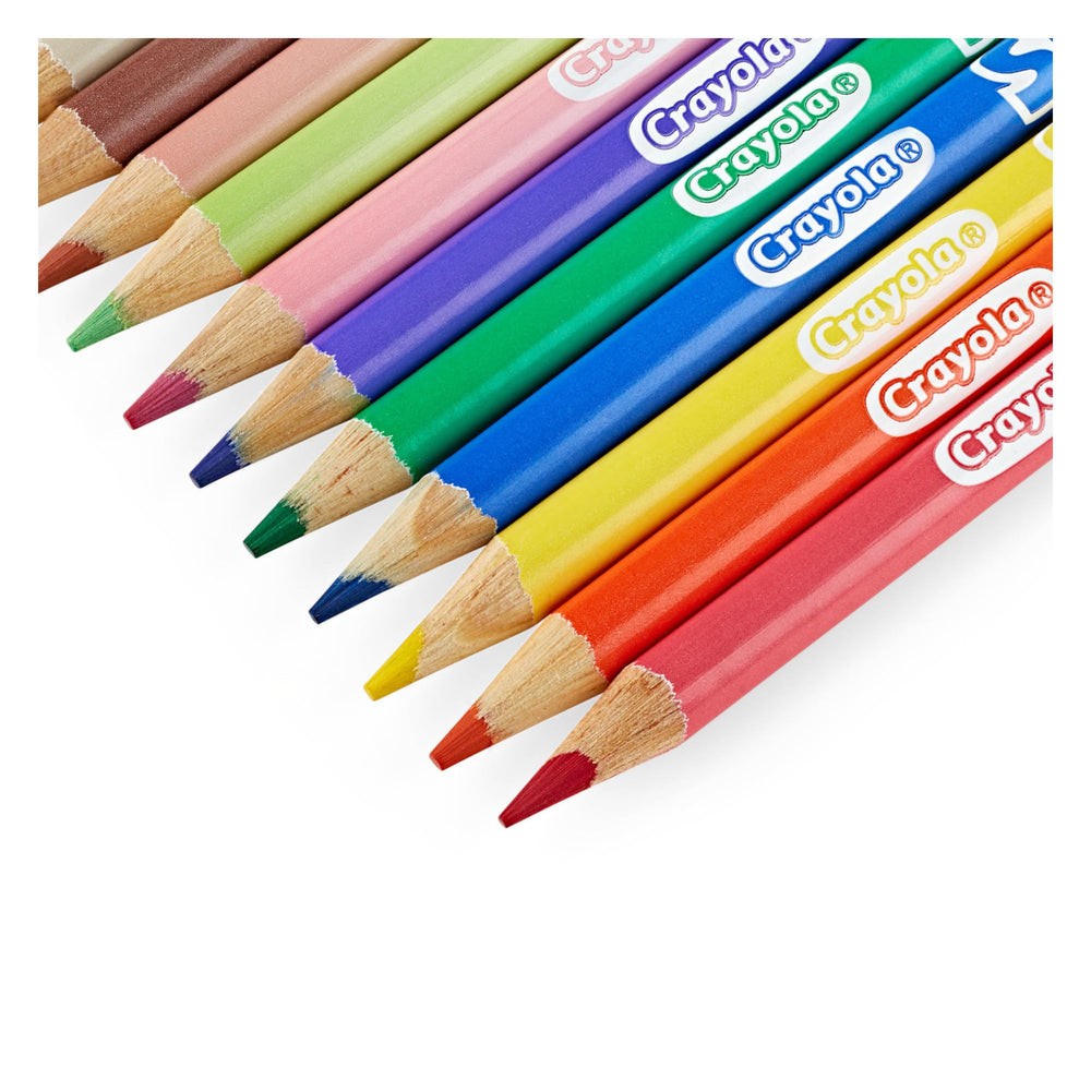 Child coloring with Crayola Silly Scents pencils sparks creativity.