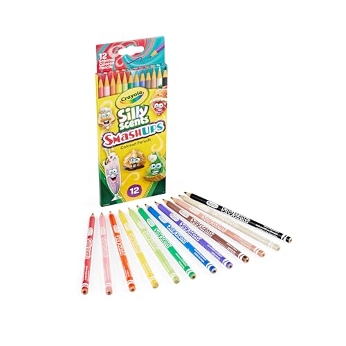 Crayola Silly Scents color swatches reveal vibrant hues and playful aromas.