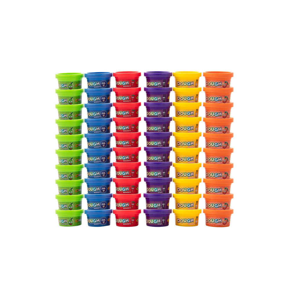 Crayola Silly Scents Dough classroom use with resealable tubs.