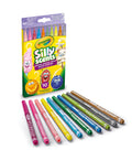 Crayola Silly Scents markers set with 10 fragrant, washable markers for kids' art.