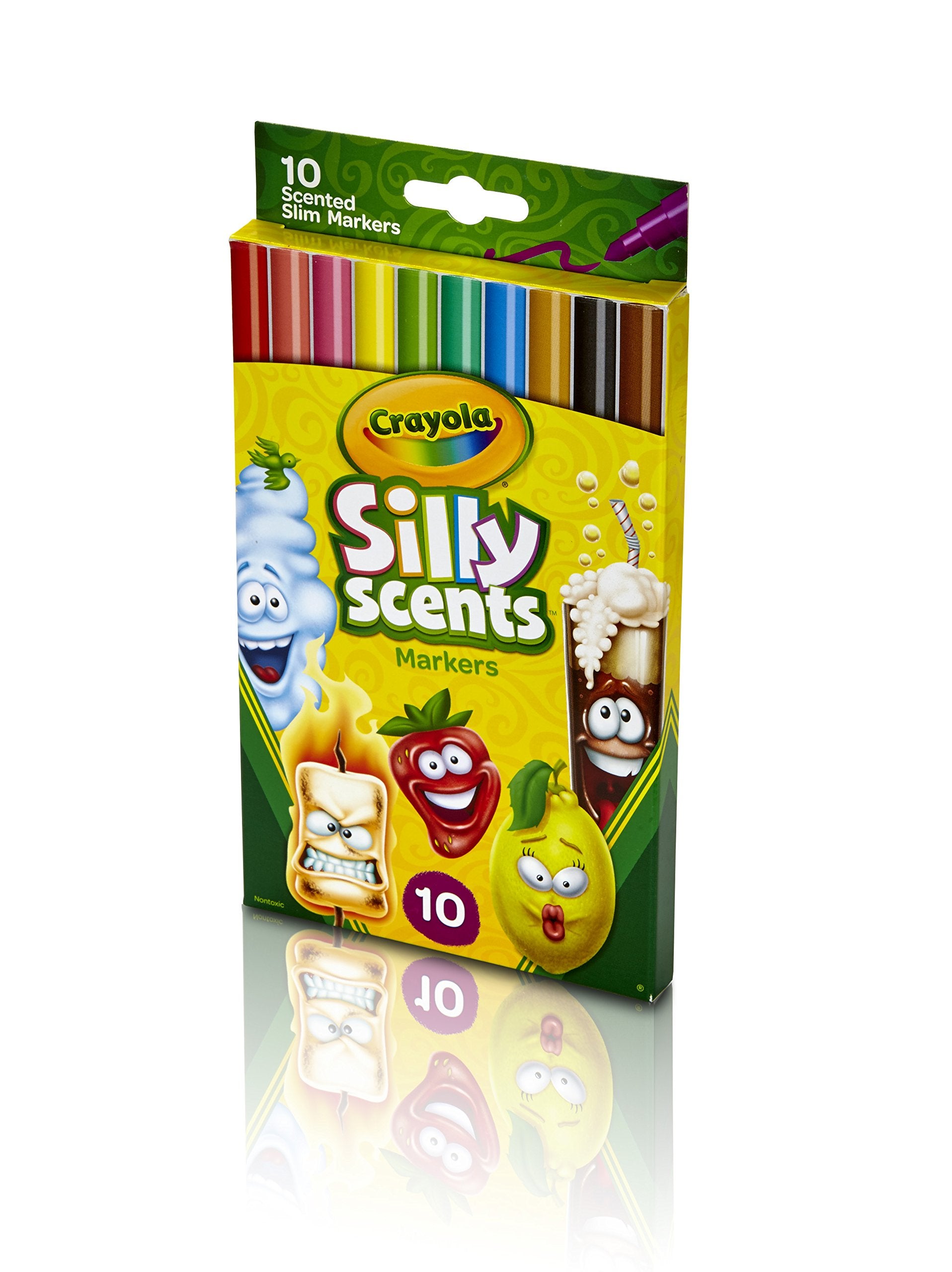 Crayola Silly Scents markers in action for joyful, mess-friendly coloring sessions.