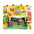 Crayola Silly Scents art case opened for portable creativity