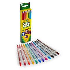 Crayola Silly Scents Twistables pack ready for drawing and crafts.