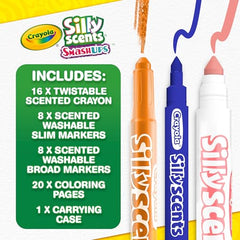 Crayola Silly Scents scented washable broad markers for bold lines