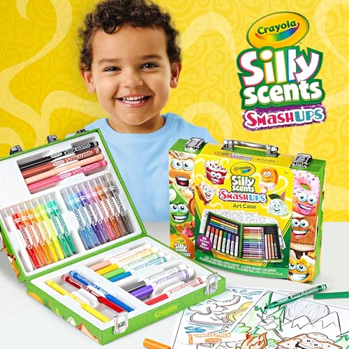 Crayola Silly Scents scented washable markers slim view for detail