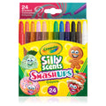 Crayola Silly Scents Smash Ups box for kids' coloring sessions.