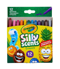 Crayola Silly Scents Twistables 12-count crayons for creative fun on the go