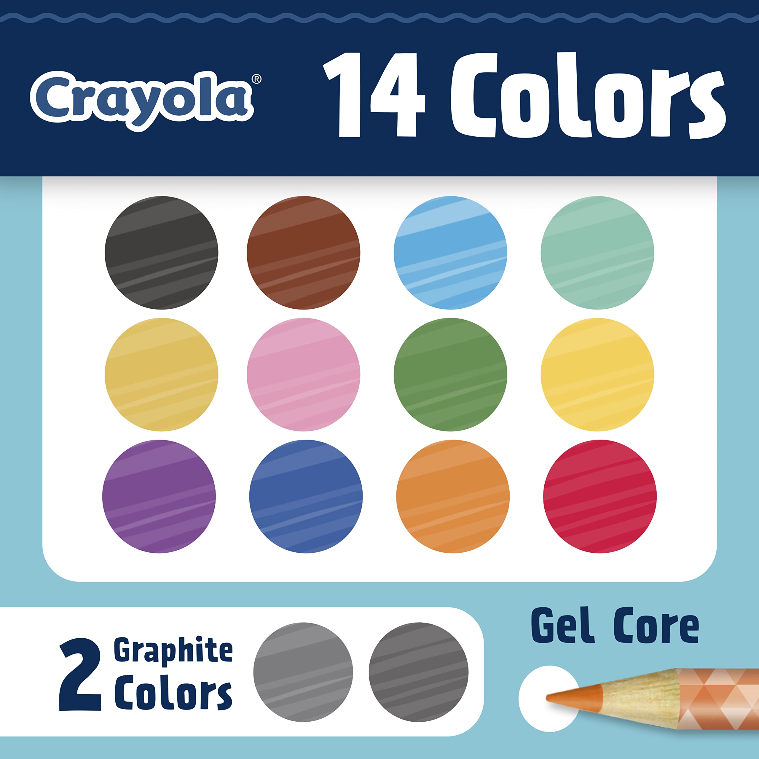 Ideal for adult coloring and mindful drawing with Crayola Sketch and Shade