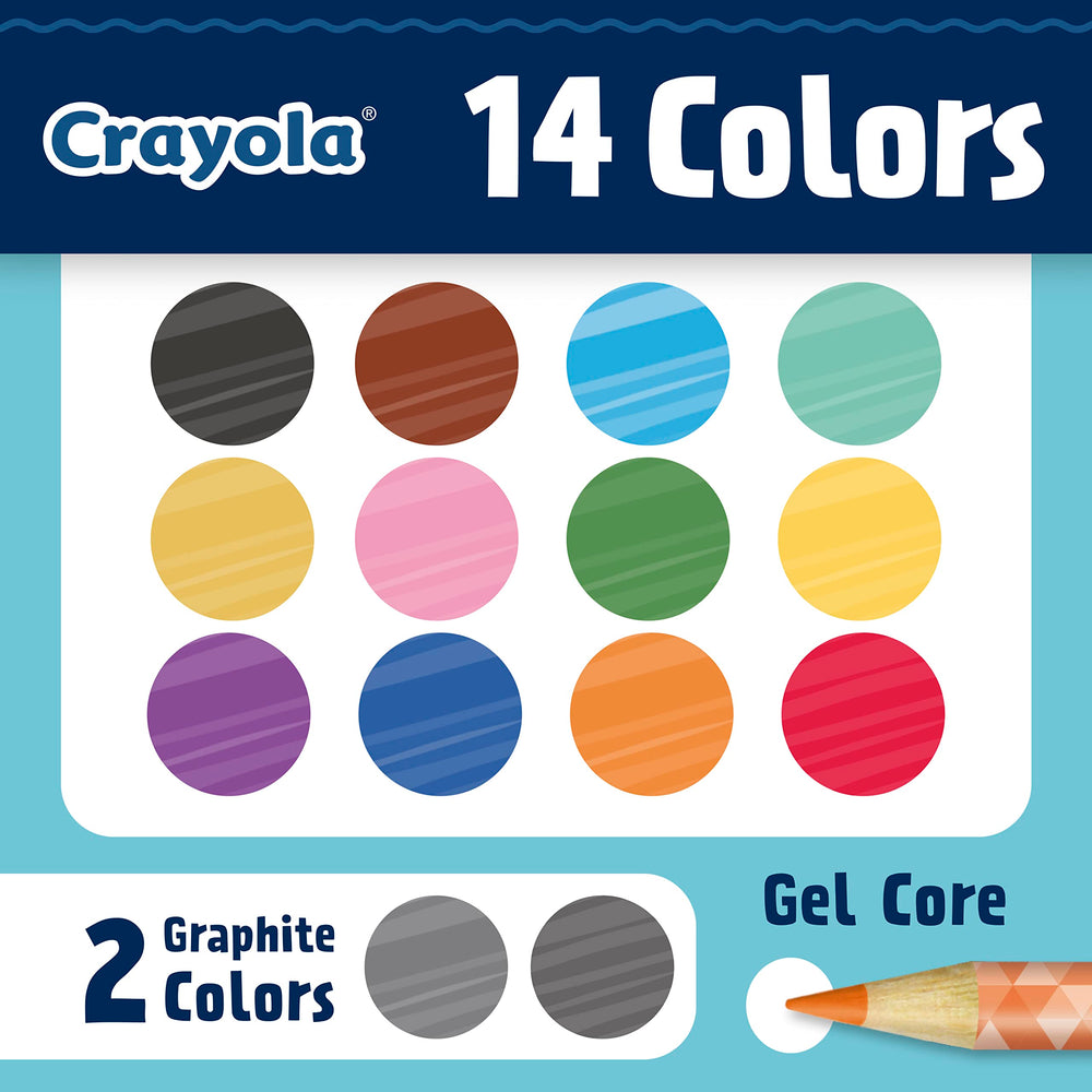 Ideal for adult coloring and mindful drawing with Crayola Sketch and Shade