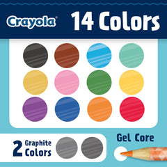 Ideal for adult coloring and mindful drawing with Crayola Sketch and Shade
