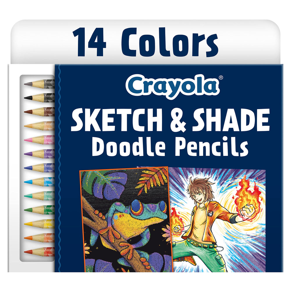Durable Crayola pencils with rich pigment for long-lasting projects