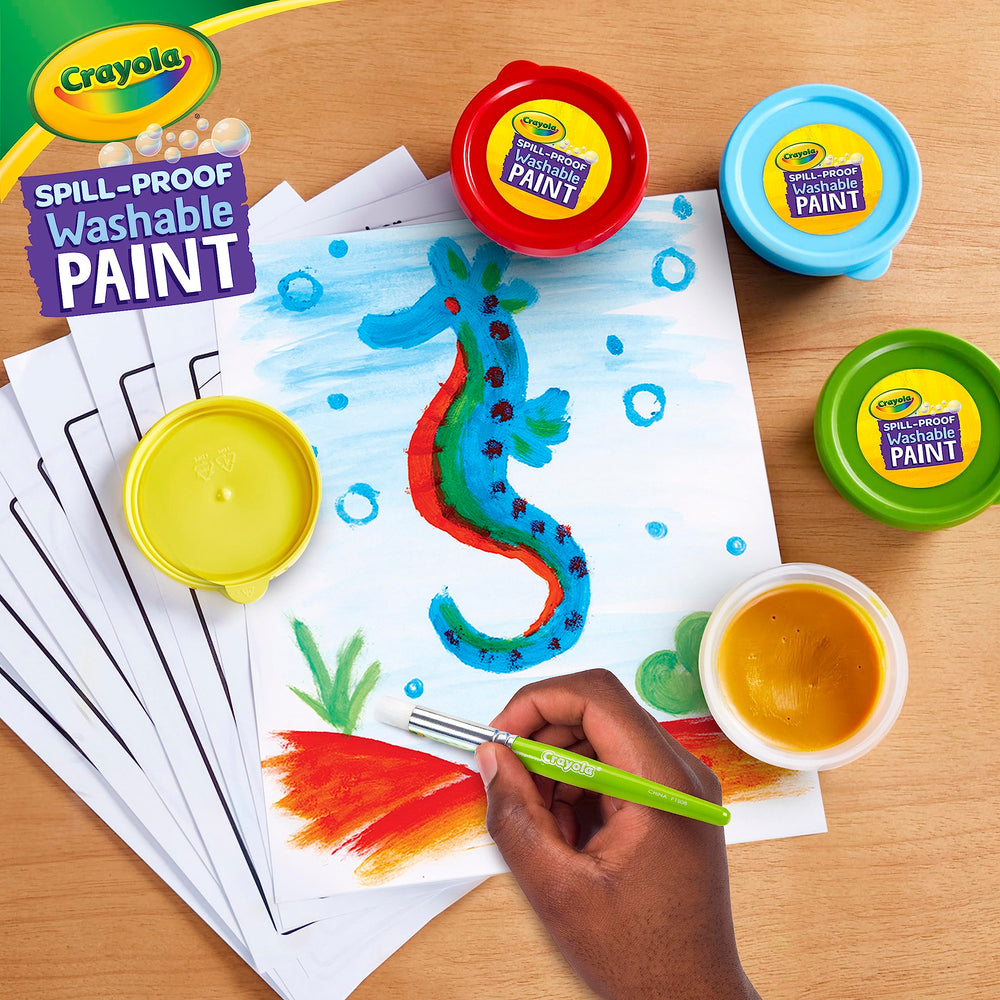 Crayola Spill Proof Paint Set makes a great stocking stuffer for budding artists.