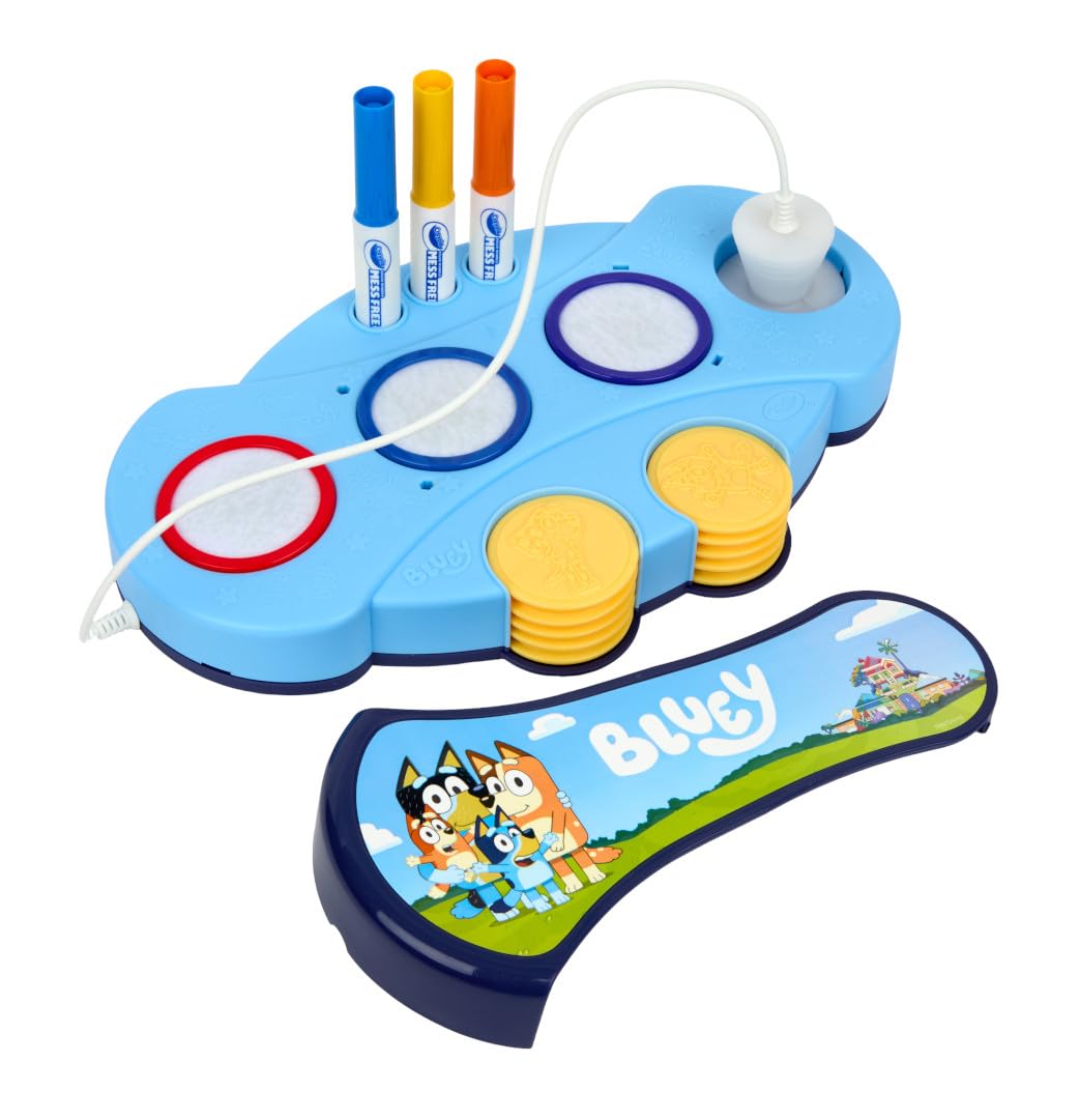 Stamper light-up indicator helps track color choice