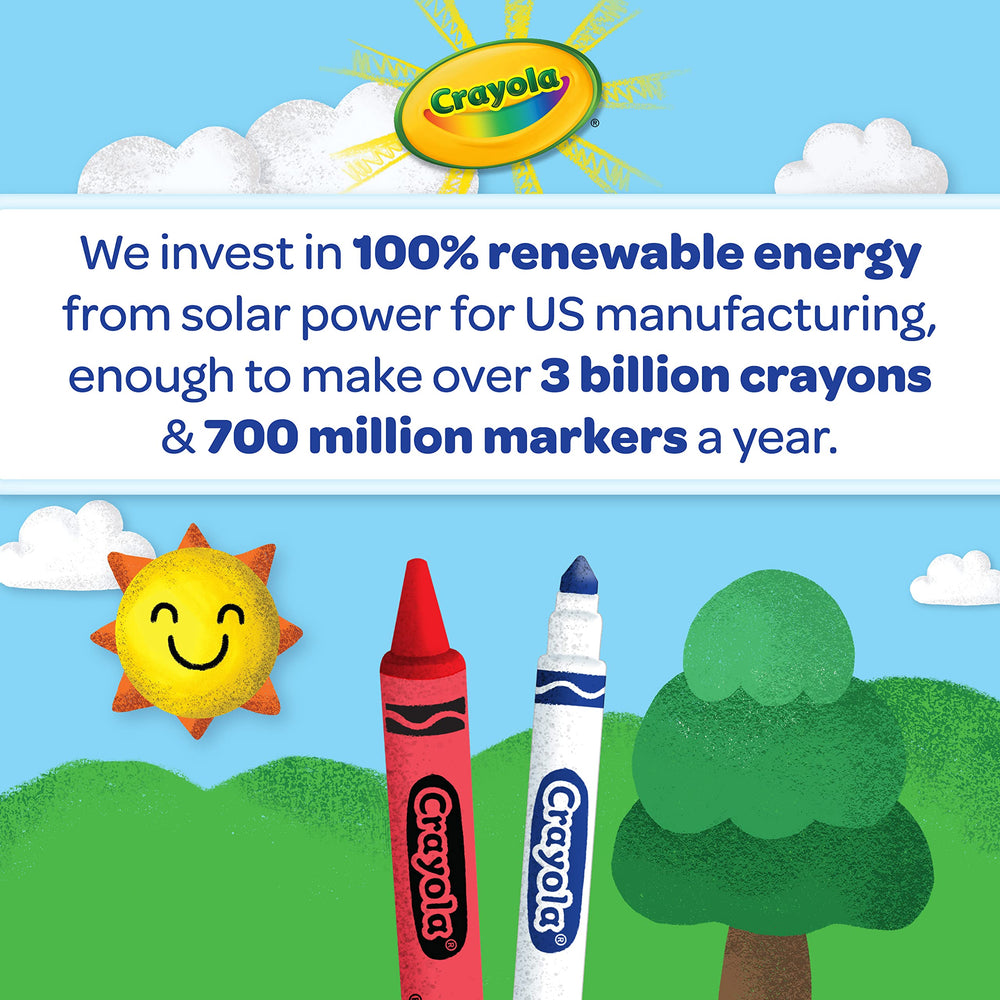 Crayola Stamper Markers enable safe, creative play and experimentation.
