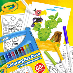 Crayola storage case protects tools and travels with kids.