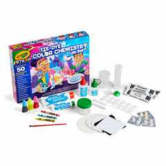 Crayola Tie Dye Neon Crayon Erupting Volcano displaying color-changing action