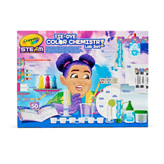 Crayola Tie Dye Step by Step Instructions illustrated for guided learning