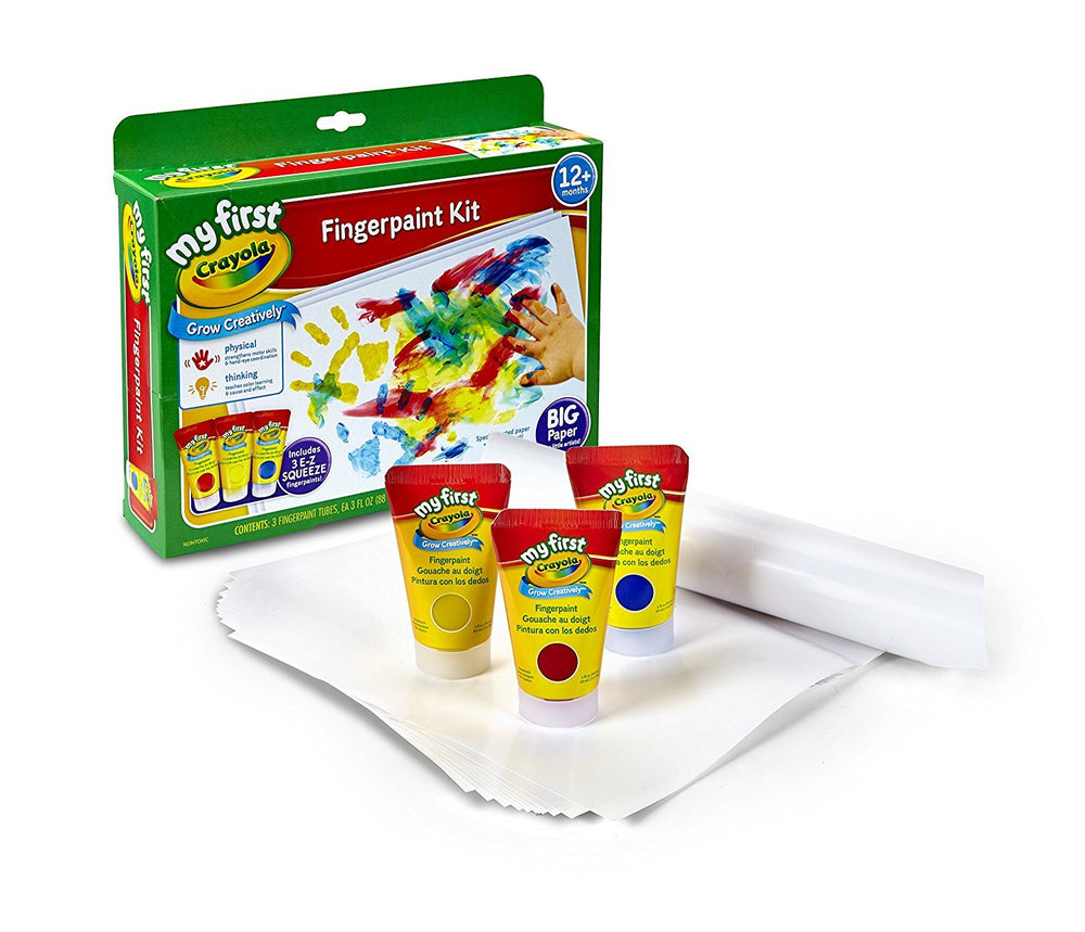 Crayola toddler art kit supports safe, imaginative play for ages 1 and up.