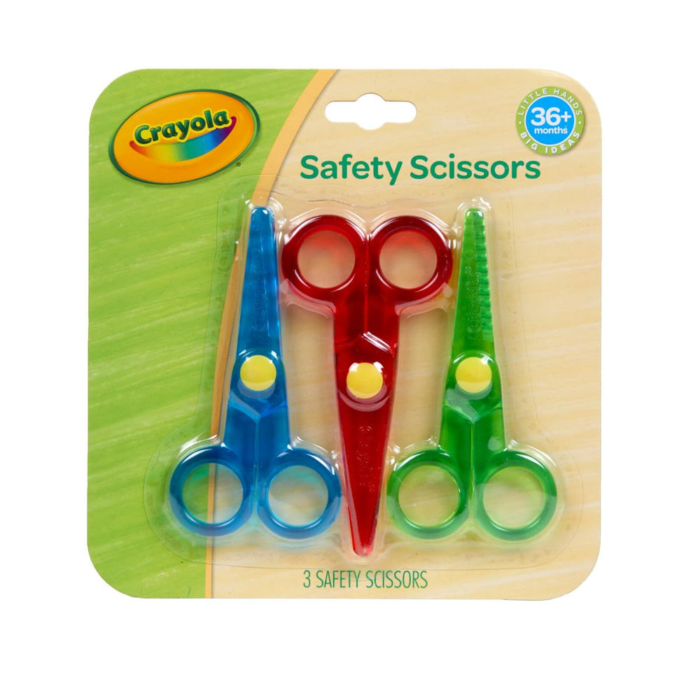 Crayola Toddler Safety Scissors – ouch-free-cutting for preschoolers.
