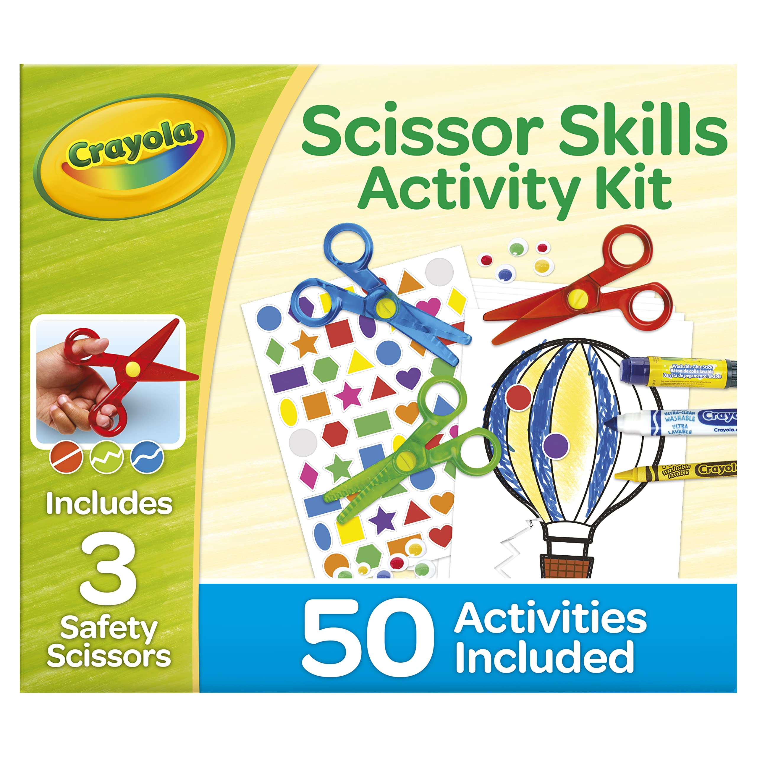Crayola Toddler Scissor Skills washable glue stick for crafting