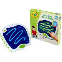 Crayola Toddler Touch Lights Doodle Board glowing art in 12 colors for kids