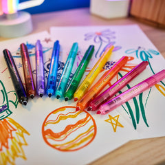 Crayola travel-friendly colouring markers for on-the-go creativity.