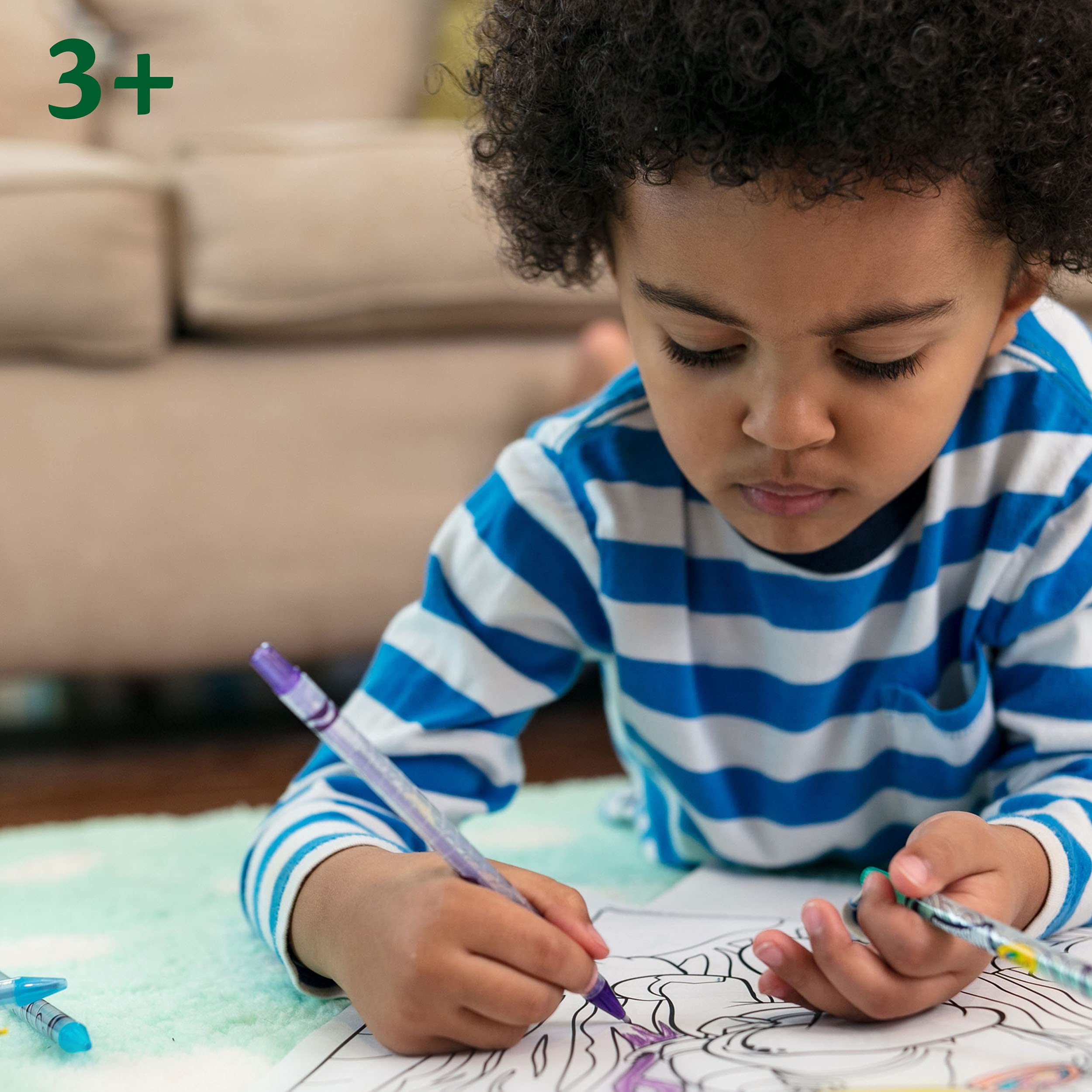 Crayola Twistables 12ct pencils, no sharpening needed, perfect for kids' art on the go.