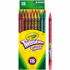 Crayola Twistables portable 18-color set for beginners and kids.