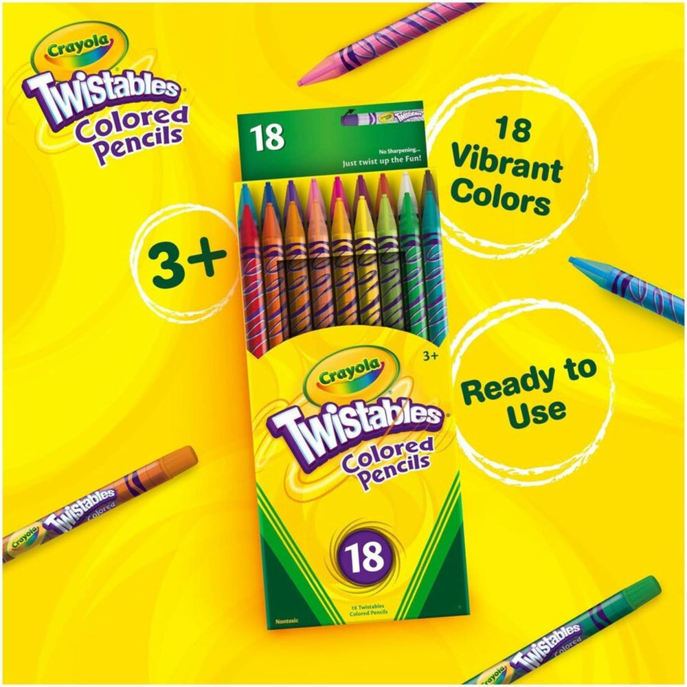 Crayola Twistables safe and non-toxic for ages 3 and up.