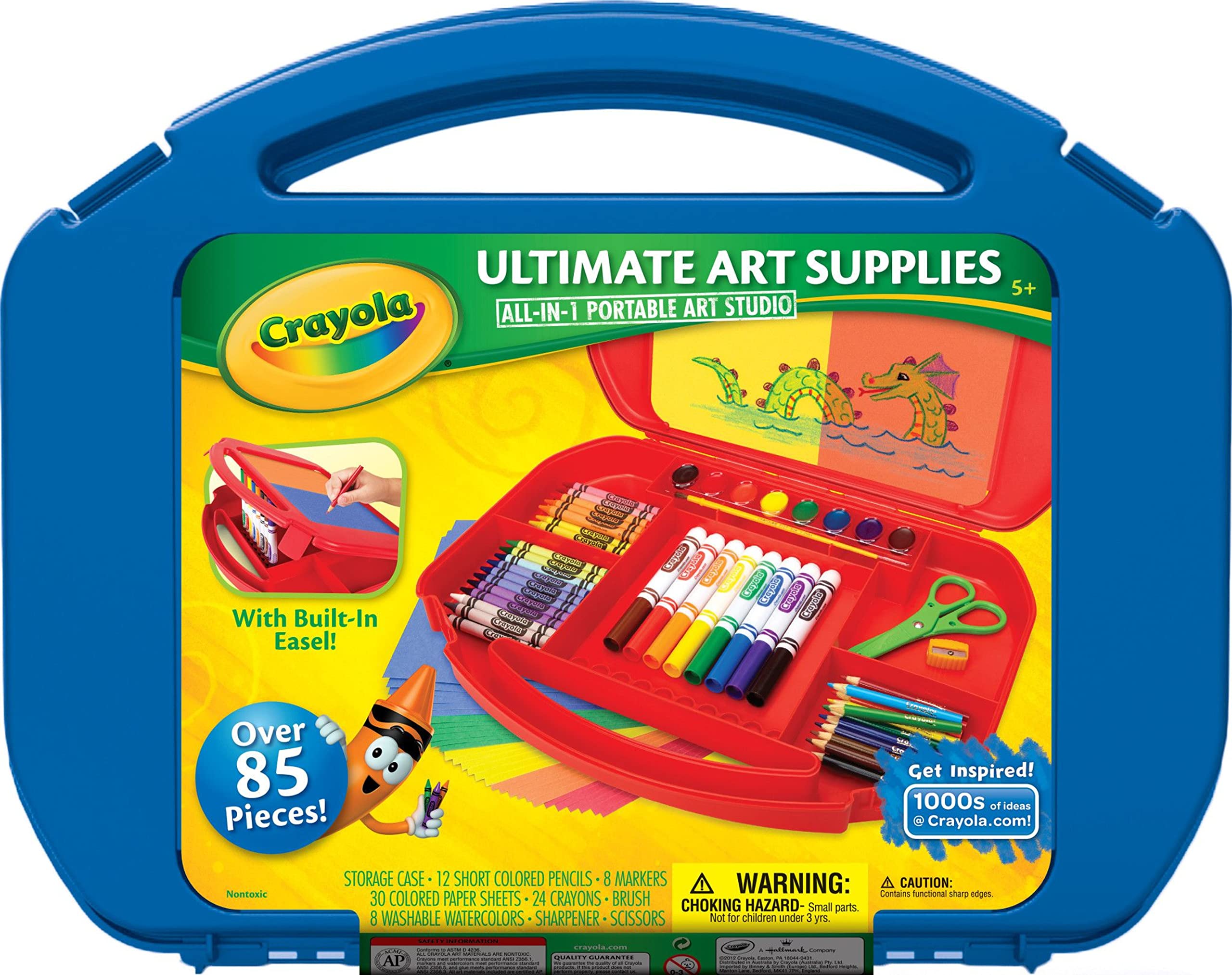 Crayola Ultimate Art Case with Easel displayed for portable creativity.