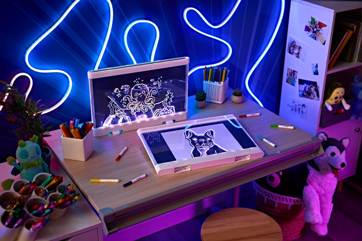 Crayola Ultimate Light Board gift-ready packaging makes a delightful present for budding artists.