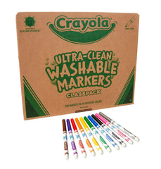 Crayola 10-color set includes red, blue, green—bright colors for classroom projects