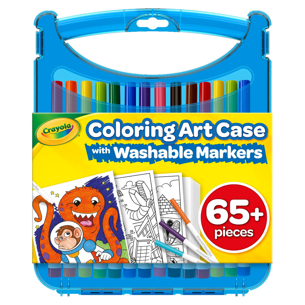 Crayola washable markers clean easily from skin and clothing.