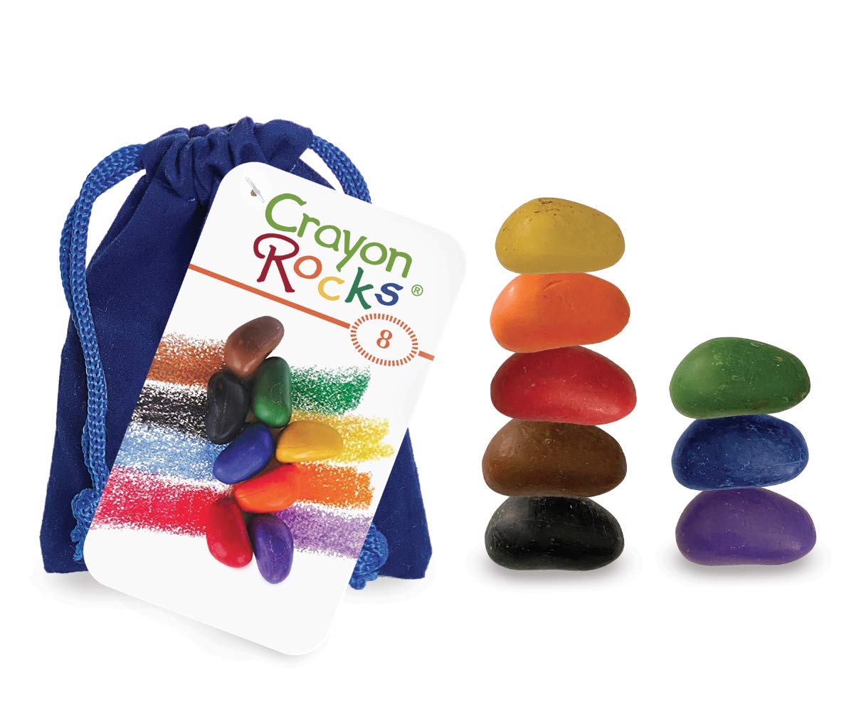 Crayon Rocks child coloring session demonstrating easy strokes