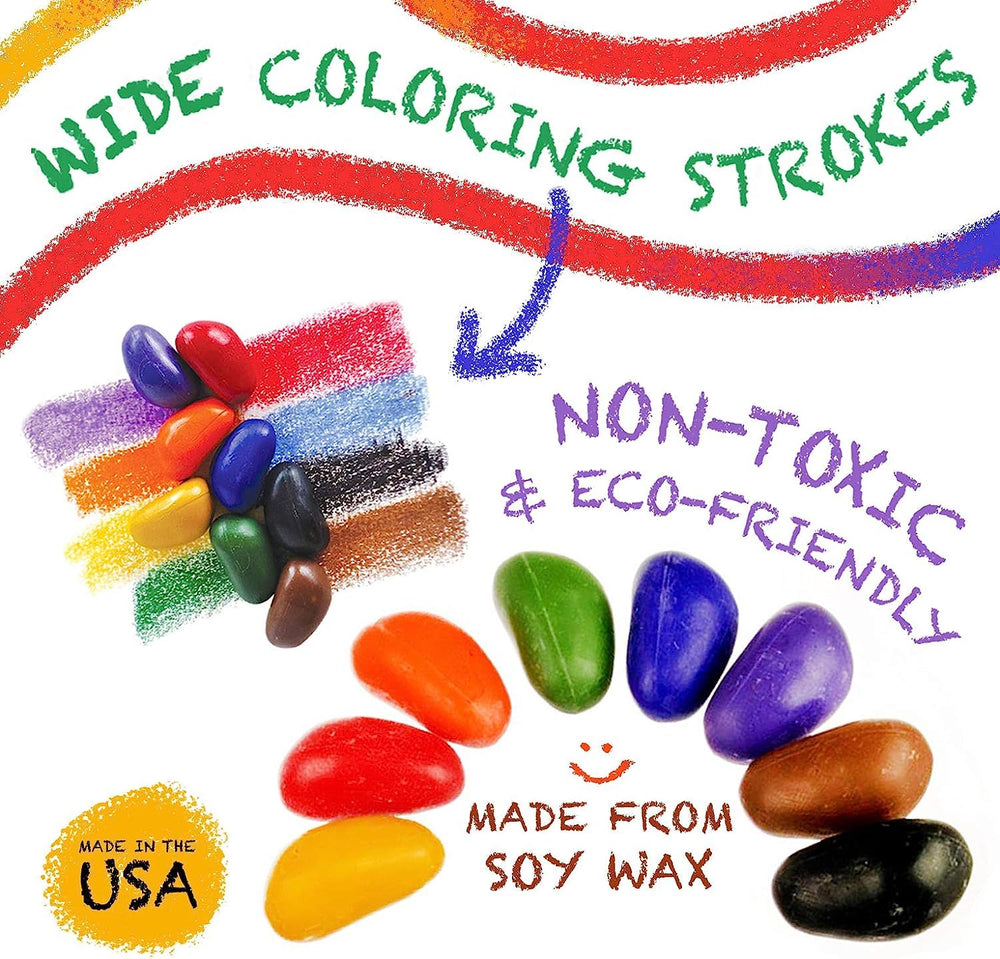 Crayon Rocks classroom use scenario with organized art time.