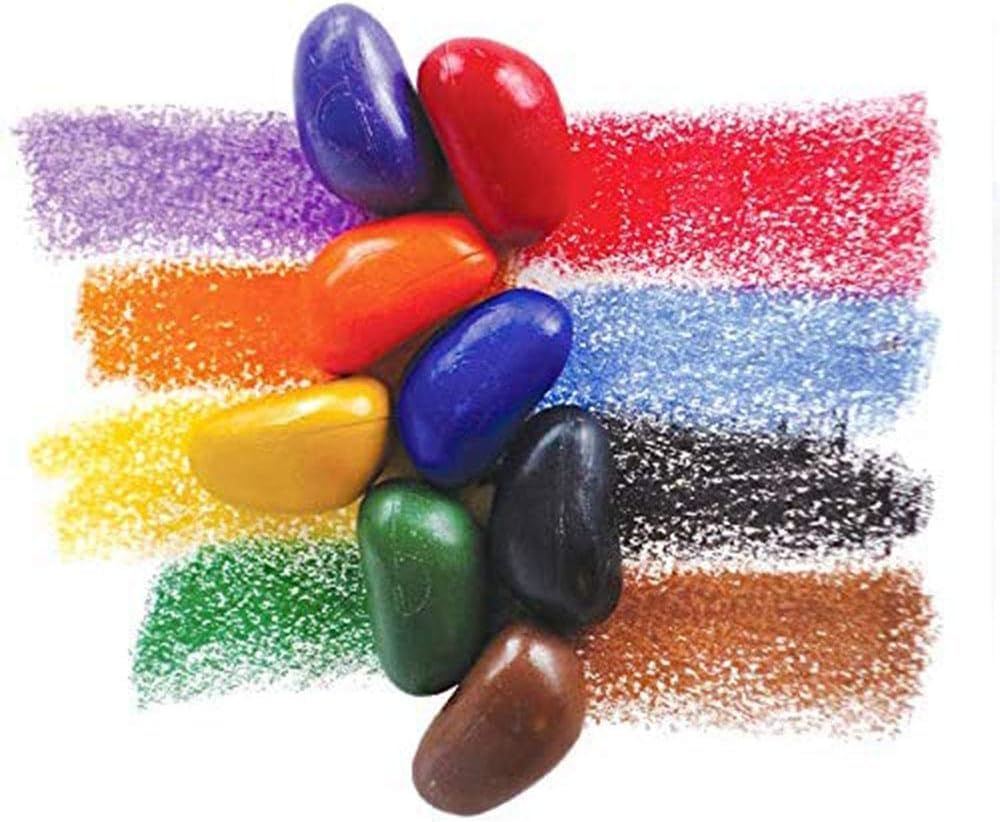 Crayon Rocks durable wax supports long coloring sessions.