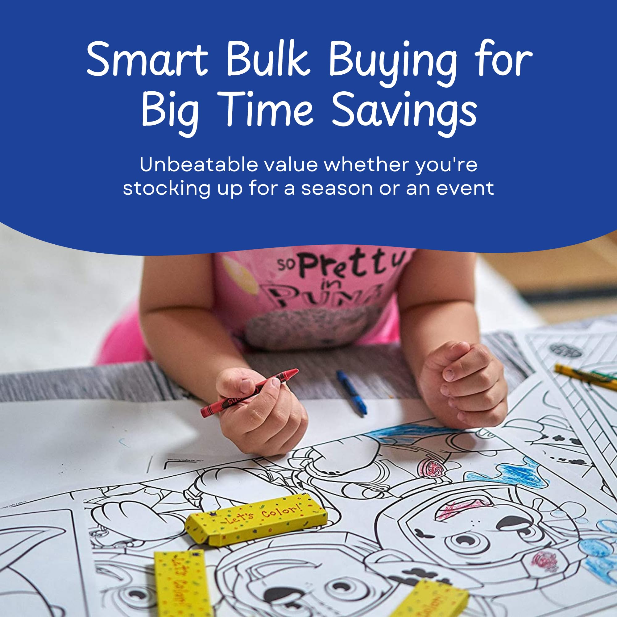 CrayonKing bulk packaging convenience supports teachers and parents planning events.