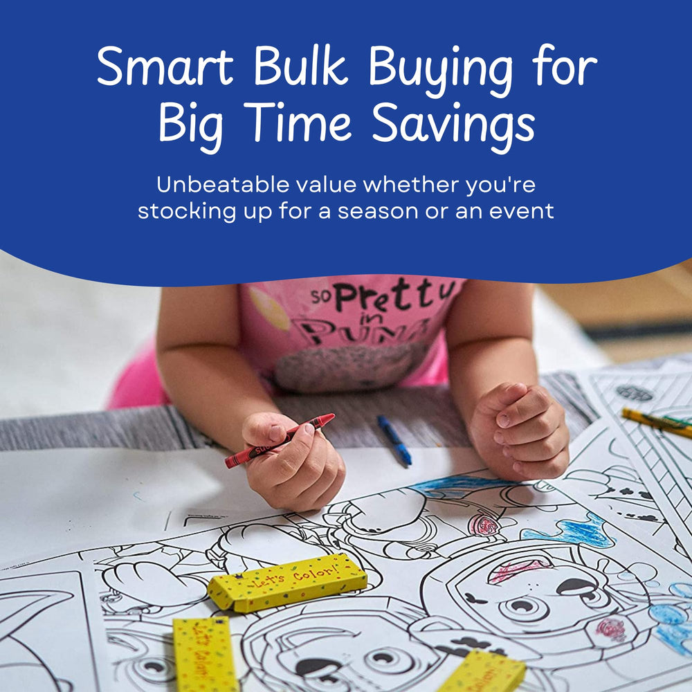 CrayonKing bulk packaging convenience supports teachers and parents planning events.