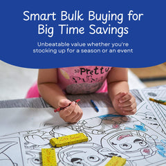 CrayonKing bulk packaging convenience supports teachers and parents planning events.