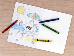 Colorful Craytastic crayons ideal for restaurants and classrooms