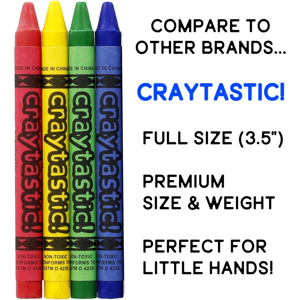 Non-toxic Craytastic crayons meet safety standards