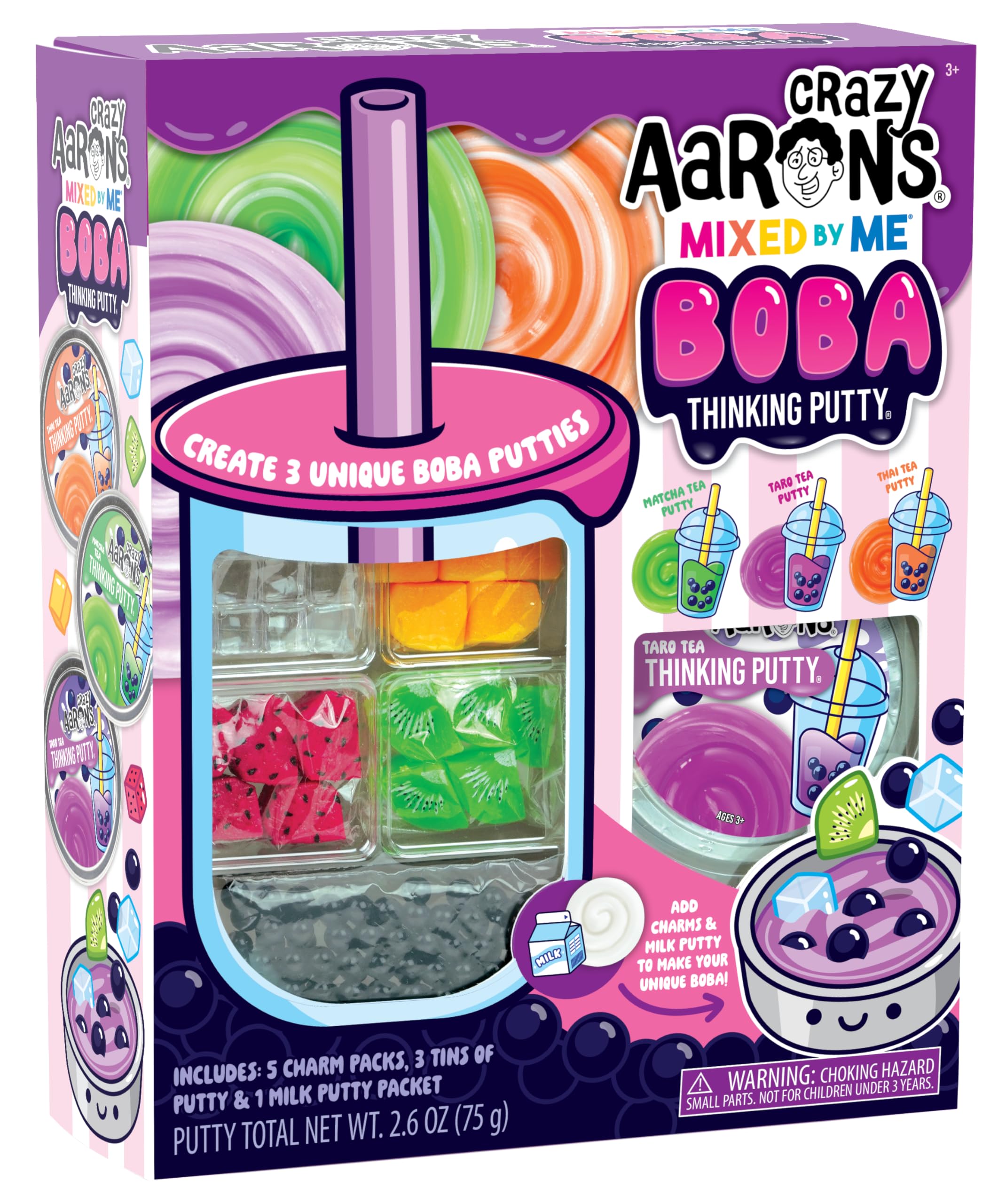 Crazy Aaron's Mixed by Me Boba Putty Kit in box for customization and gifting