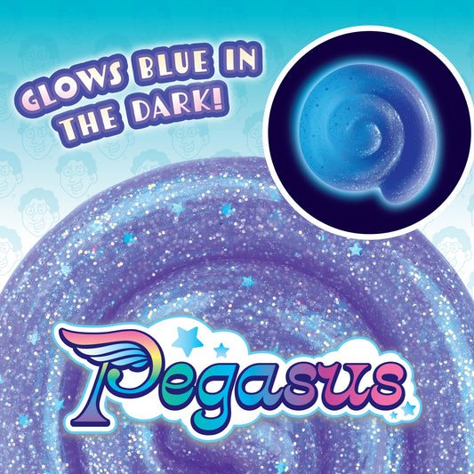 Pegasus texture close-up from Crazy Aaron's highlights squishy sensory details for focus.