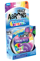 Crazy Aaron's Rainbow Reveal Putty Made in the USA from non-toxic silicone