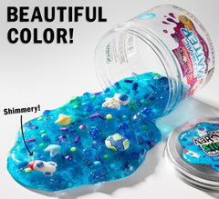 Crazy Aaron's Slime Charmers Cosmic Matter with 8.2 oz slime and 1.4 oz charms for customizable play