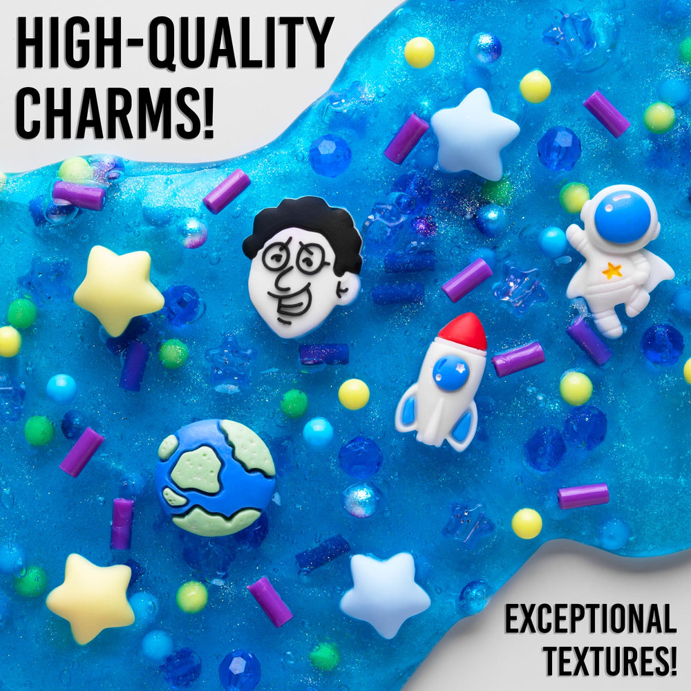 Crazy Aaron's Cosmic Matter blue water slime scented with blueberry for appealing aroma