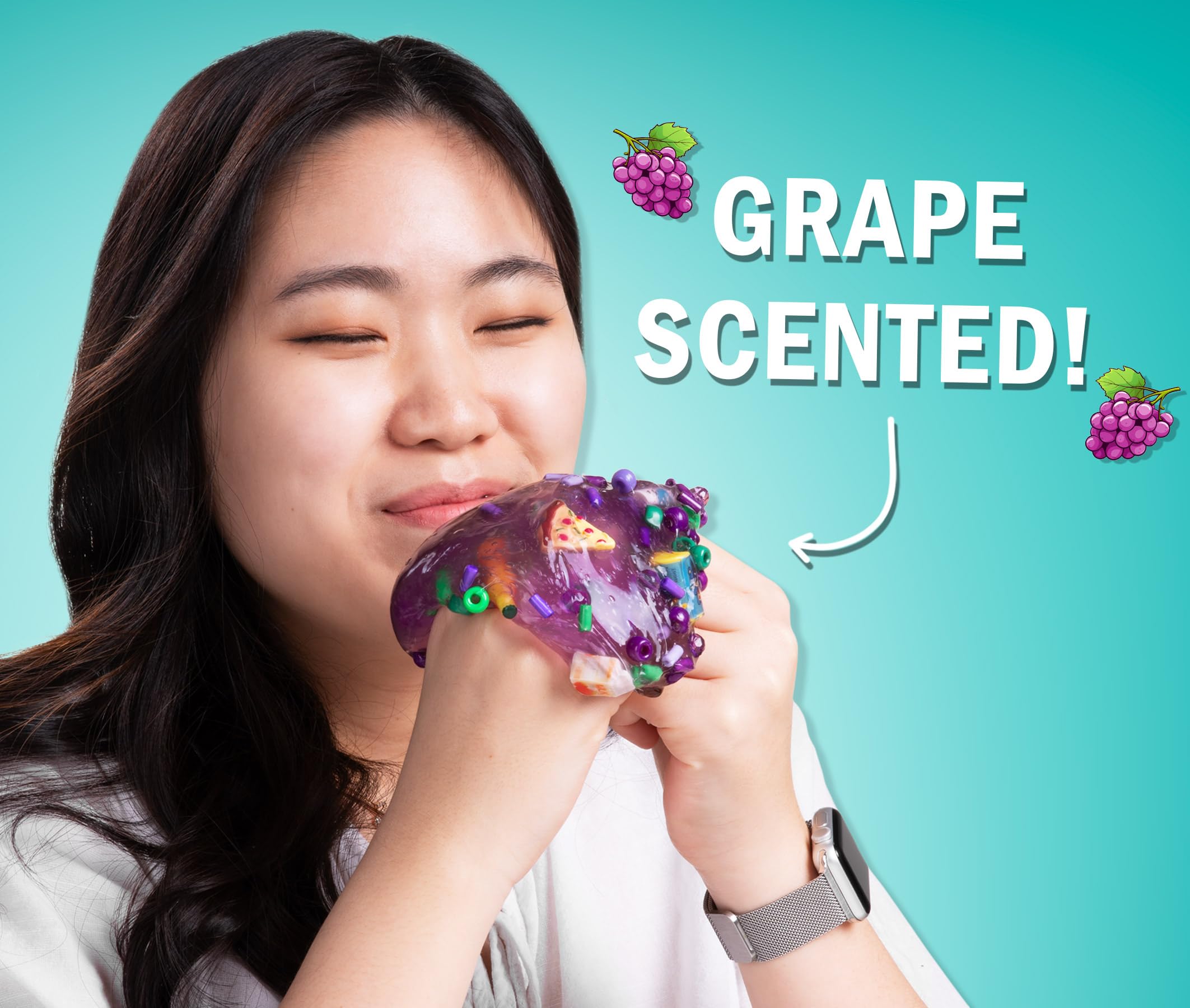 Crazy Aaron's Slime Charmers milk charms inspire playful mix-and-match textures.
