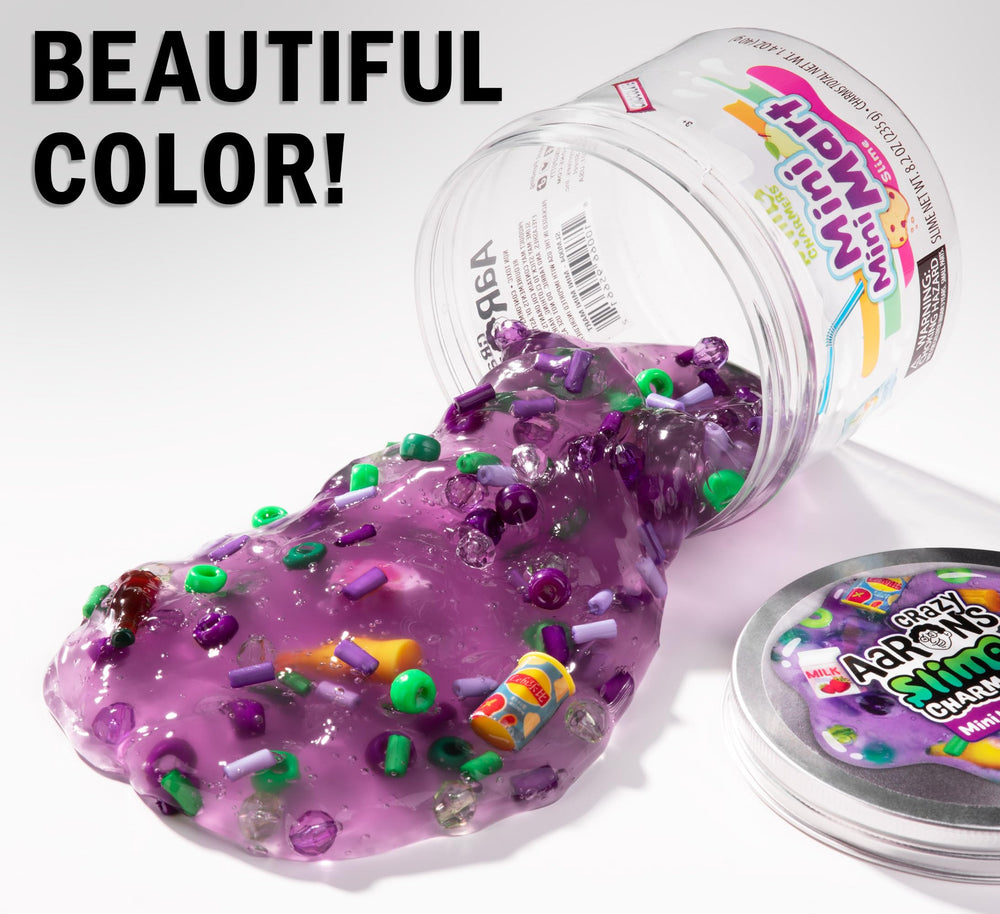 Crazy Aaron's Slime Charmers 8.2 oz slime bundle fuels extended, mess-friendly play.