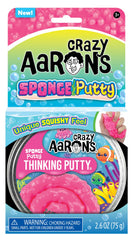 Crazy Aaron's Sponge Putty 3.2oz tin for portable creative play.